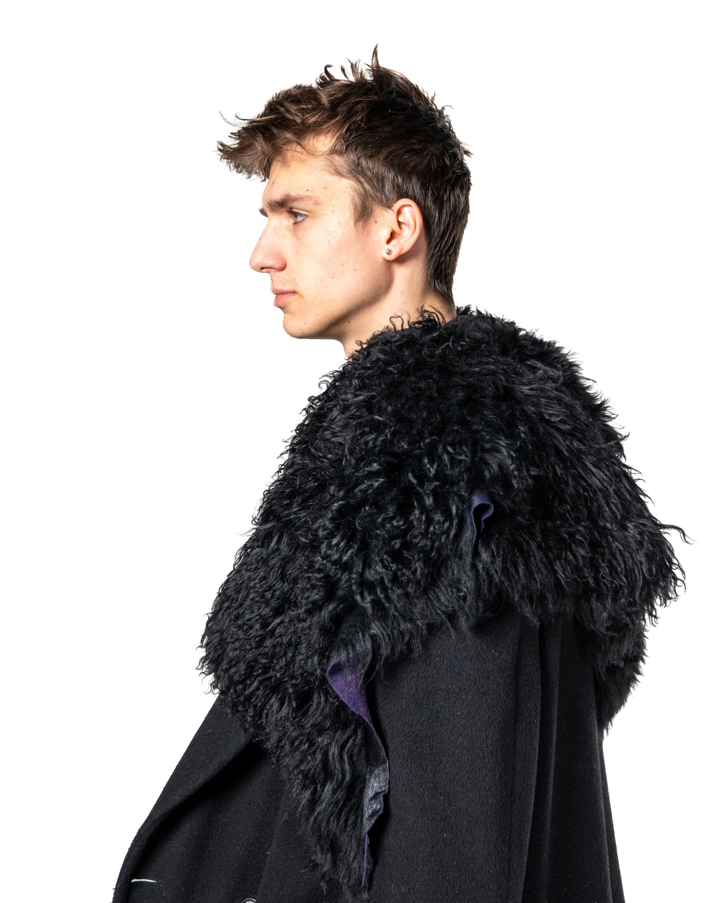 SHEEPSKIN SHOULDER SHAWL