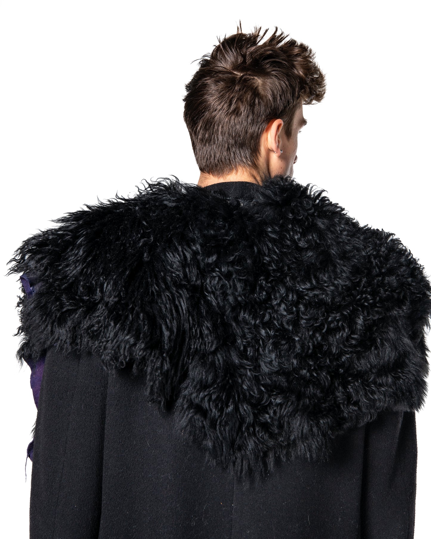 SHEEPSKIN SHOULDER SHAWL