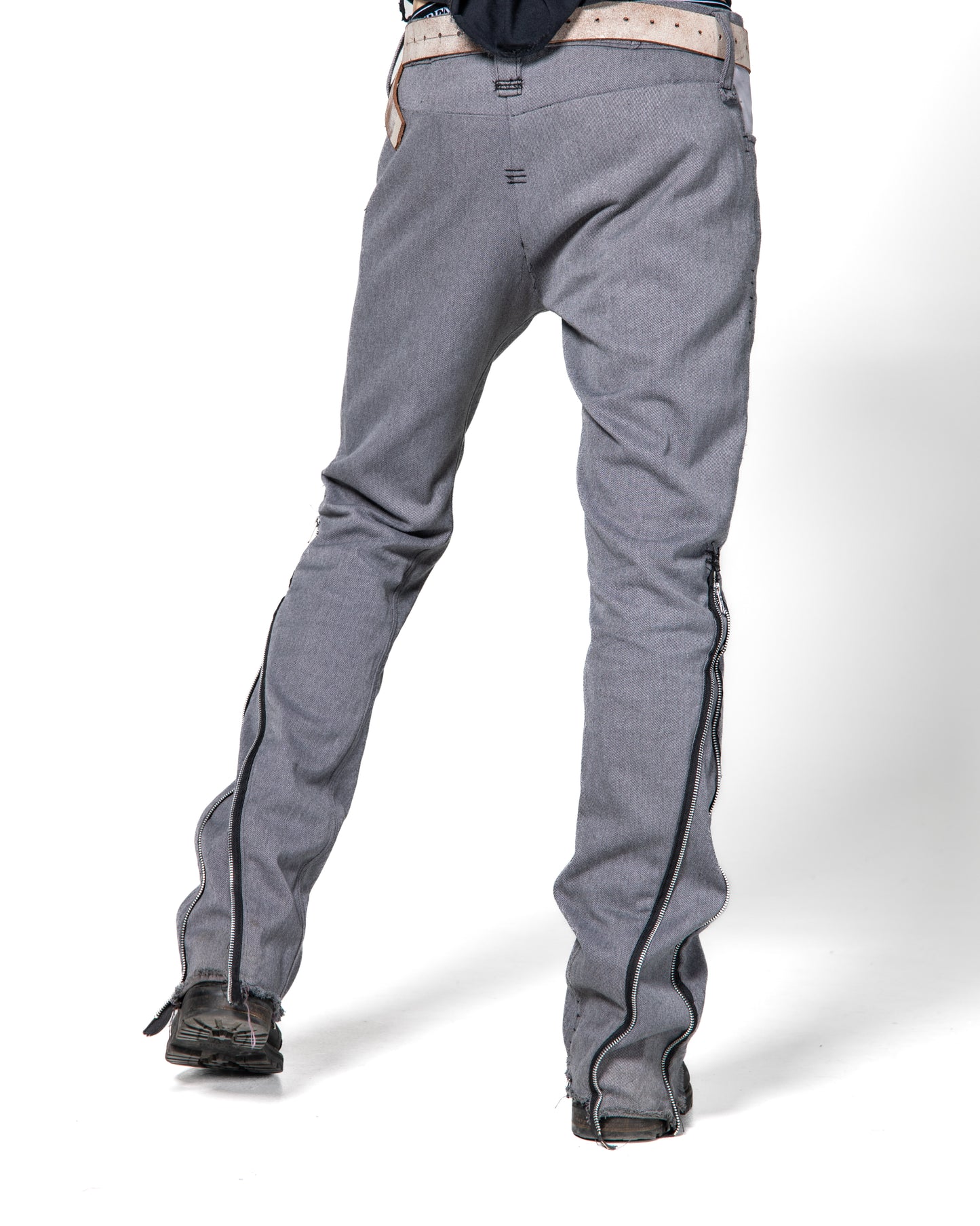 ZIPPER FLARE DENIM