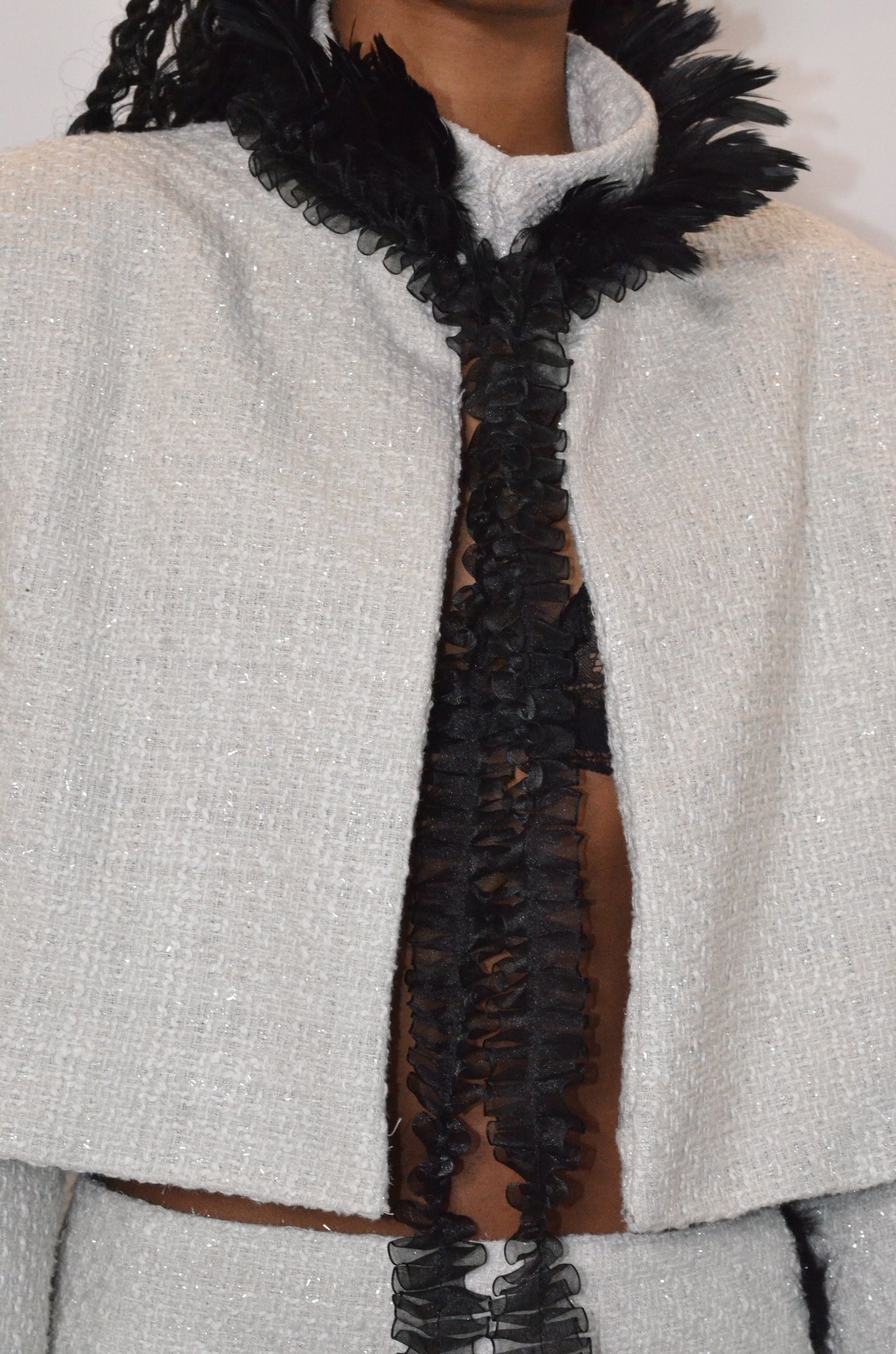 CROPPED TWEED JACKET