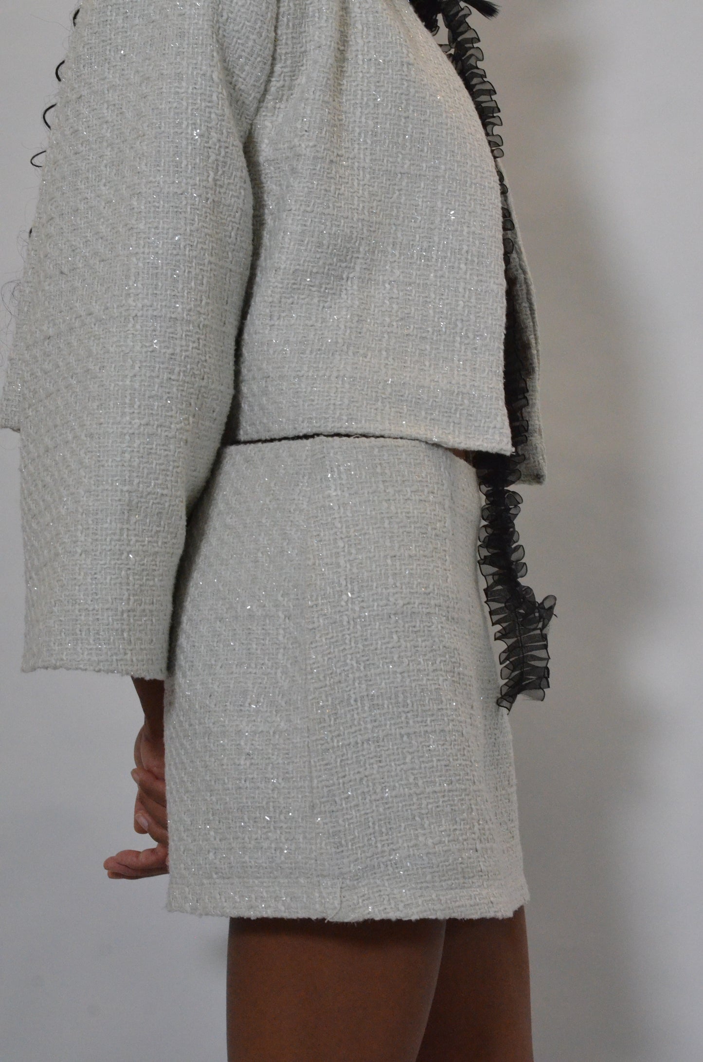 CROPPED TWEED JACKET