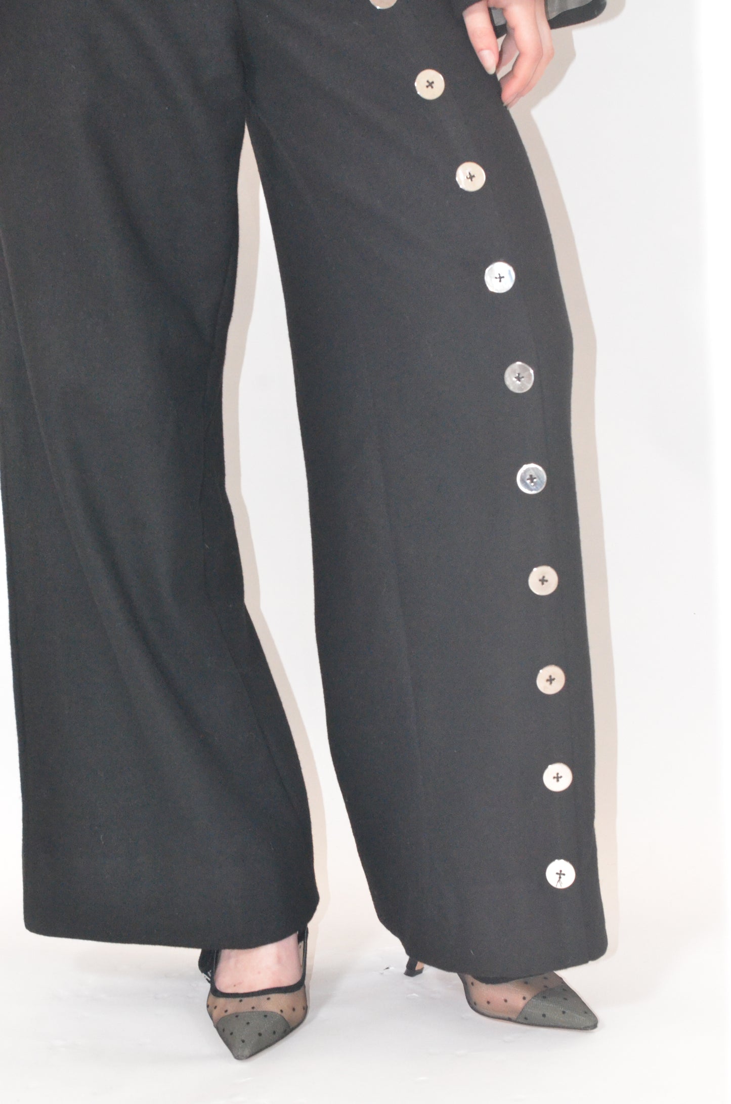 LOW RISE WOOL TROUSER