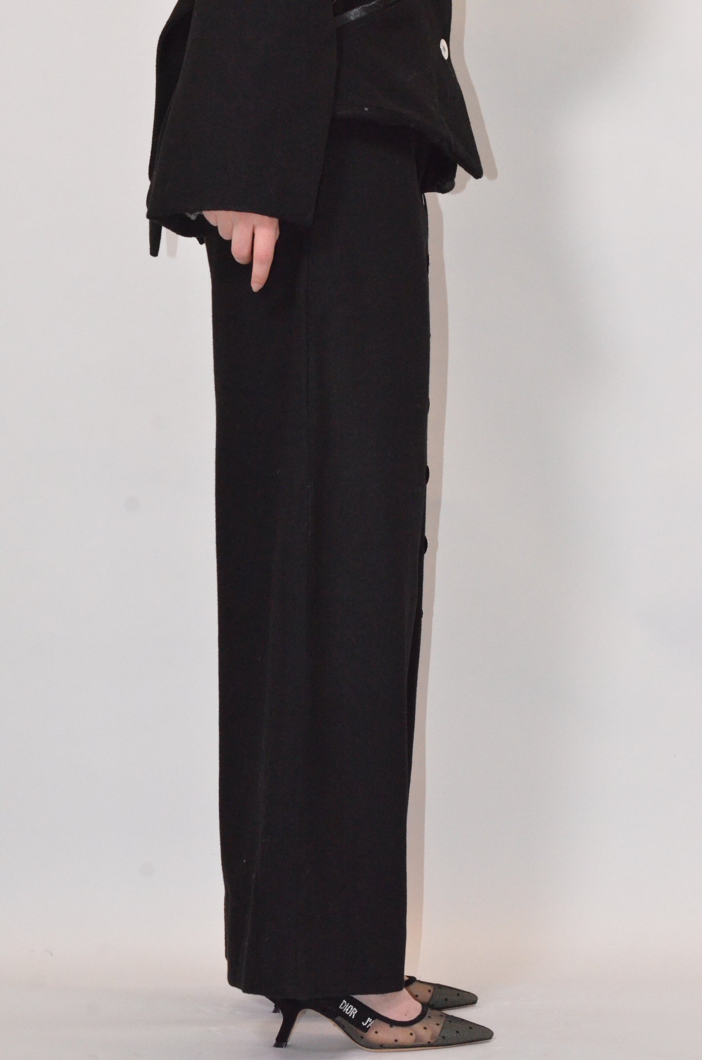 LOW RISE WOOL TROUSER