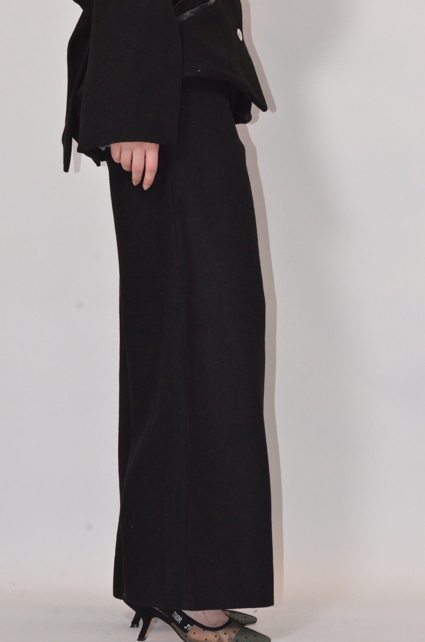 LOW RISE WOOL TROUSER