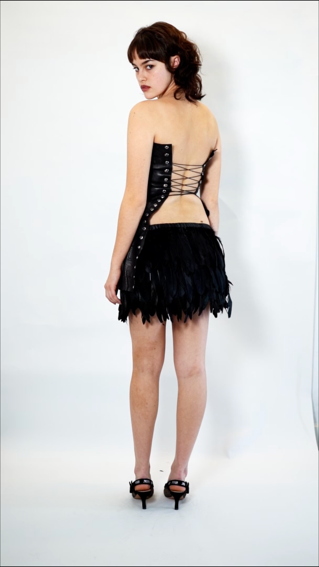 LEATHER MOLDED CORSET